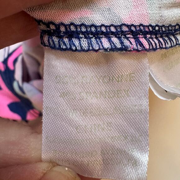 Lilly Pulitzer Tala Romper in Navy Lobstah Roll Print Medium EUC Beach Cruise - Picture 10 of 10